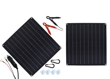 Kamp için 20W Siyah Katlanabilir Taşınabilir Solar Şarj Cihazı Güç Bankası
